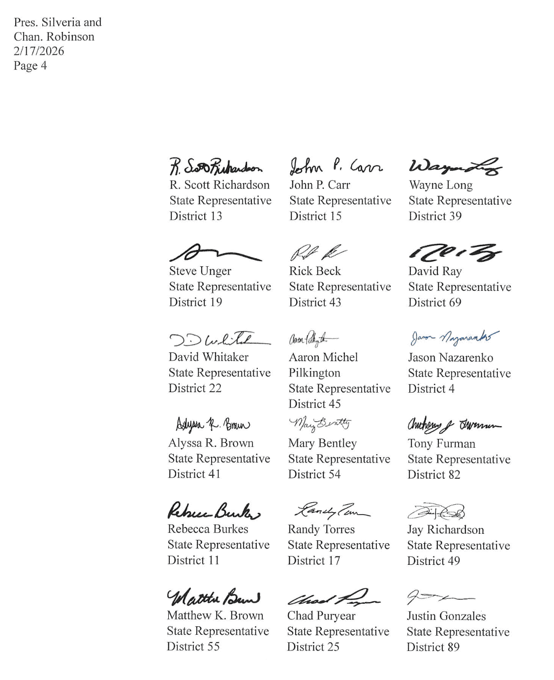 Arkansas legislators